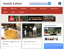 Tablet Screenshot of amishleben.com